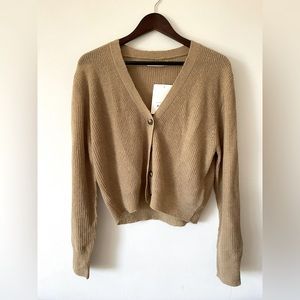 NWT Oak and Fort Beige Cardigan